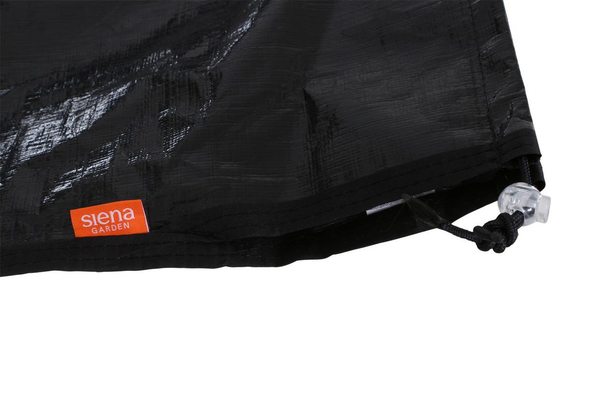 Sichtschutz Anthrazit/Taupe BH 280 x150 cm - Taupe/Anthrazit, KONVENTIONELL, Textil/Metall (280/150cm) - Siena Garden