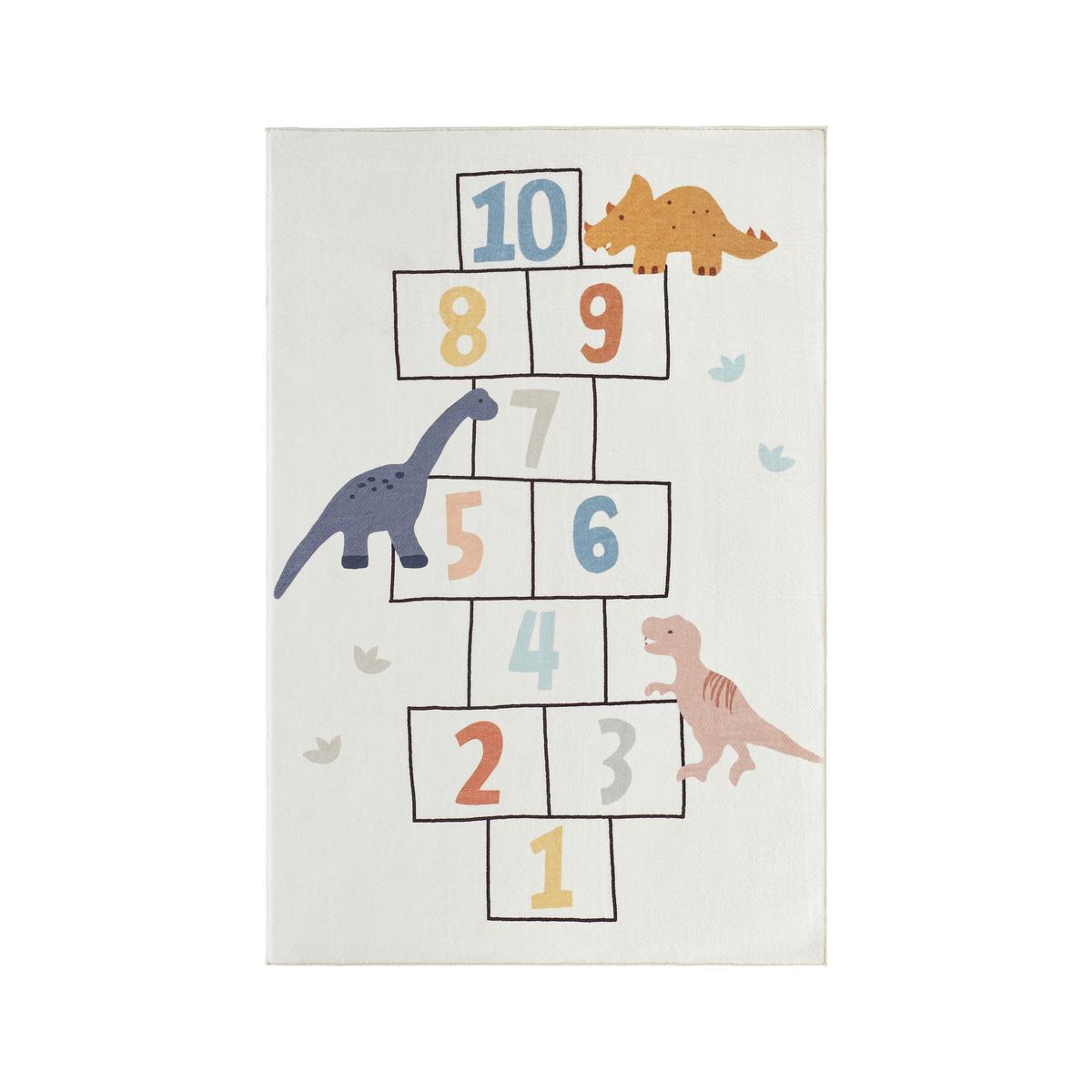 Kinderteppich Dino Multicolor ca. 100x150cm - Multicolor, Textil (100/150cm) - Mömax