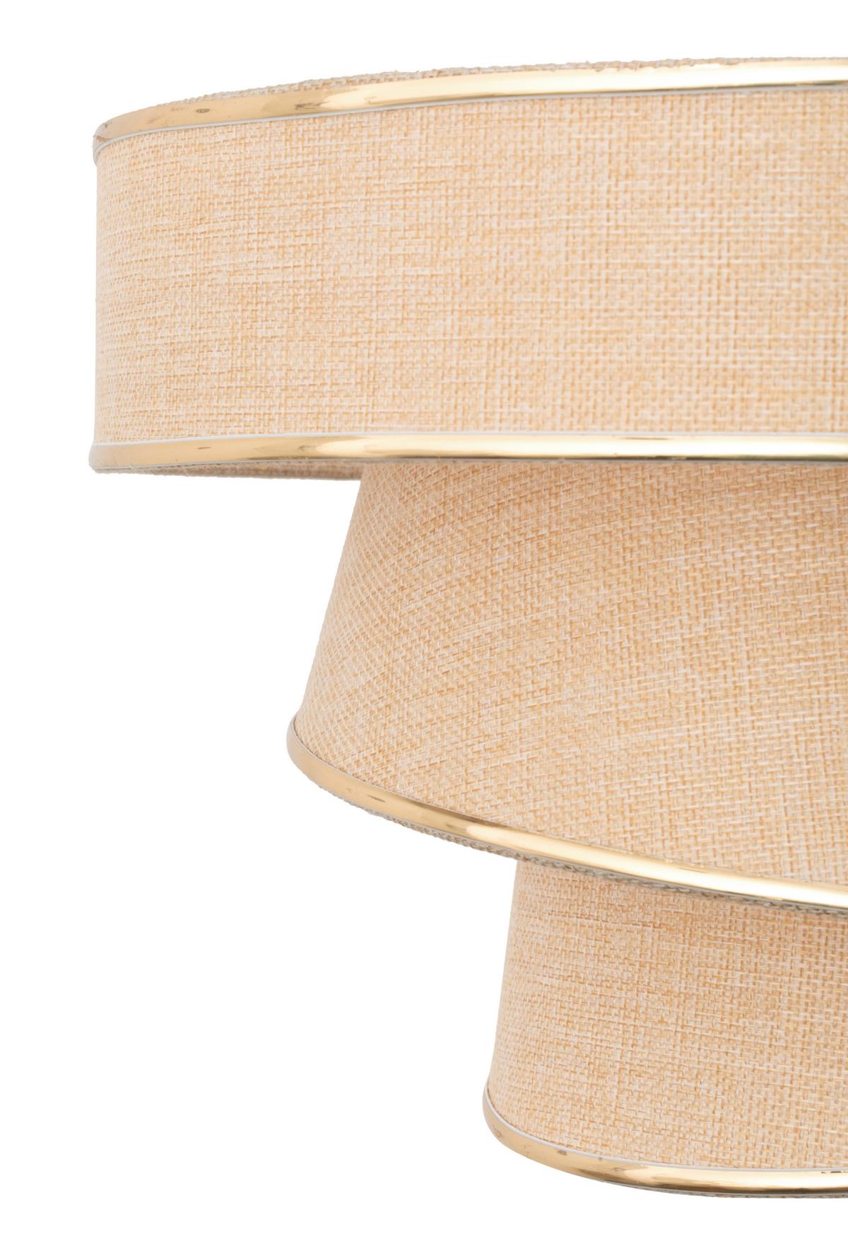 LAMPA WISZĄCA PEGGY - kremowy, Trend, tworzywo sztuczne/metal (40/125cm) - Novel