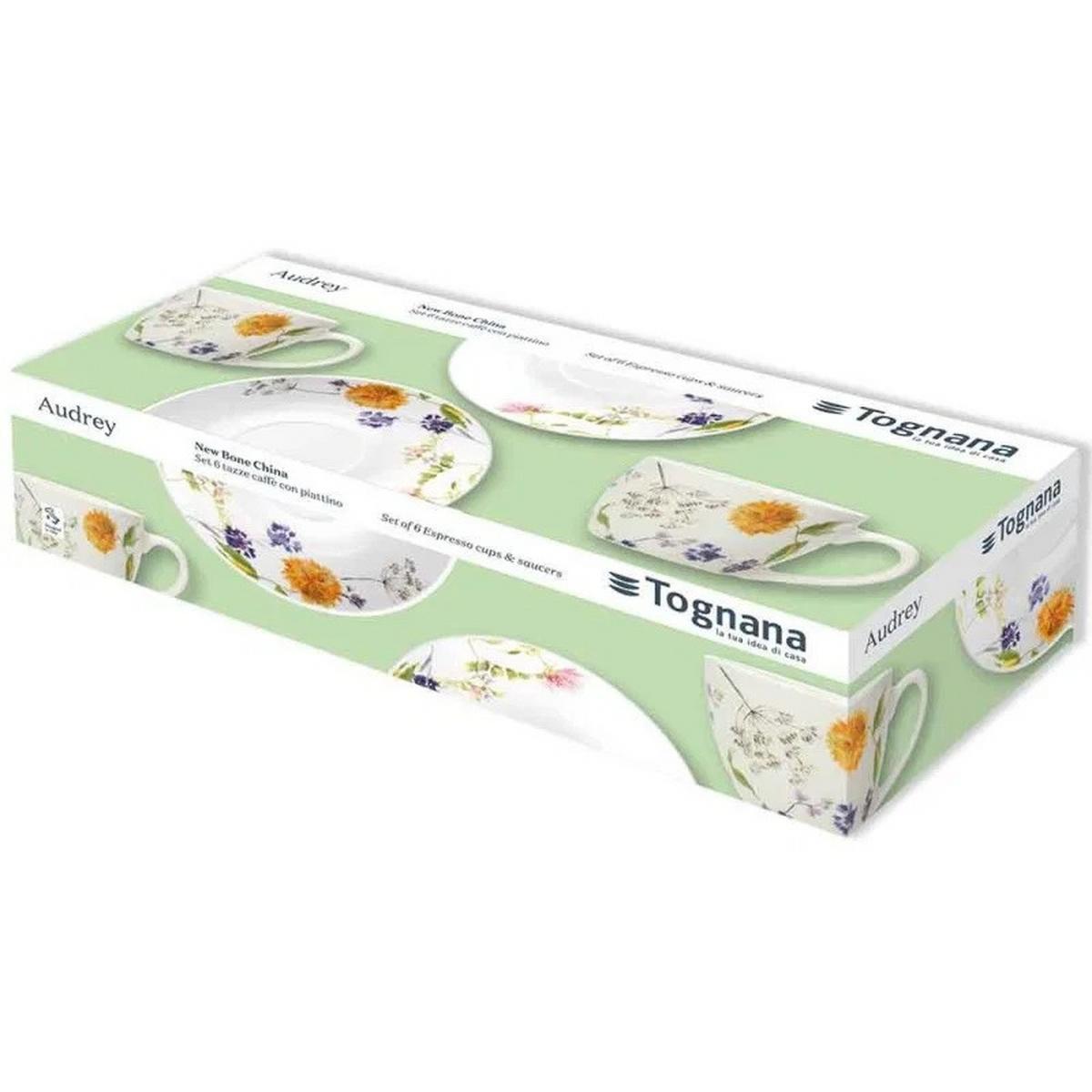 Set Skodelic Za Kavo Audrey - Moderno (11/5,5cm) - Tognana