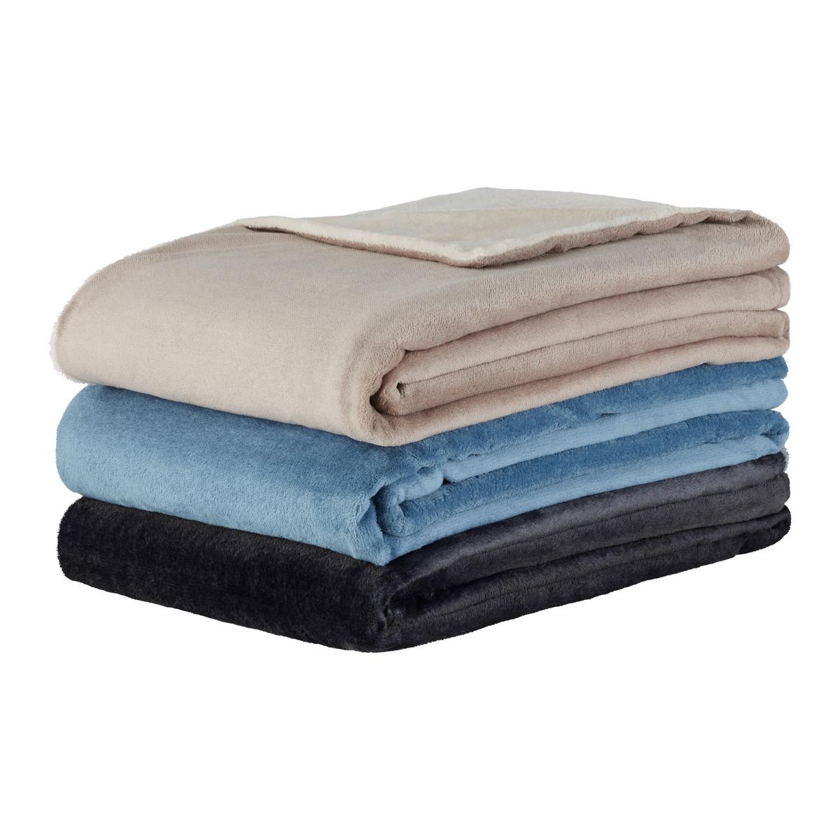 Kuscheldecke Wendy Weiß/Beige - Weiss/Beige, Konventionell, Textil (150/200cm) - Mömax