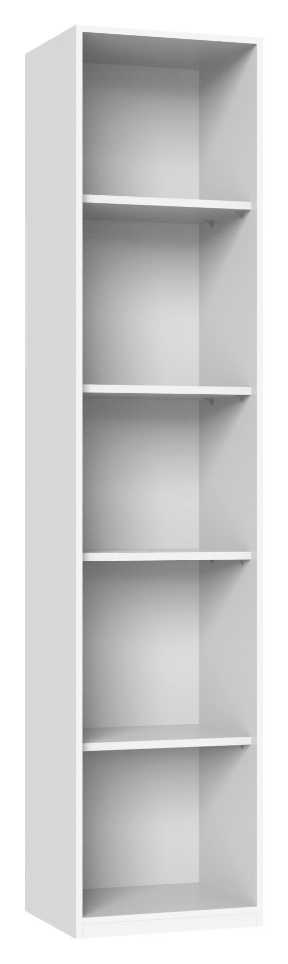 Polica New York B - bijela, Konvencionalno, drvni materijal (46/208/39cm) - Modern Living