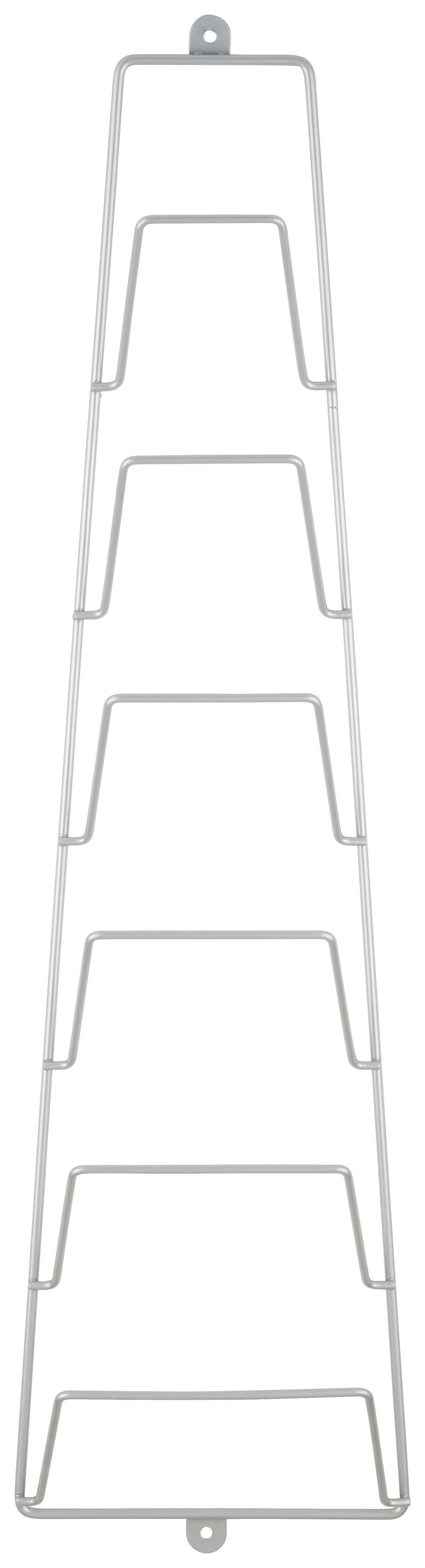 Zeitungsständer Alufarben - Alufarben, Metall (18/65/6cm) - Mömax