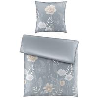 Bettwäsche Nala XL Grau ca. 155x220cm - Grau, ROMANTIK / LANDHAUS, Textil (155/220cm) - Modern Living
