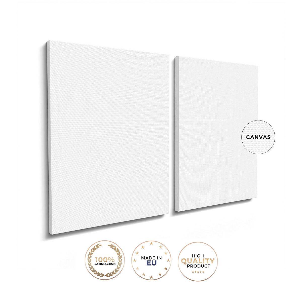 Bilderset CA Multicolor - Multicolor, Basics, Holz/Textil (2x32/42cm)