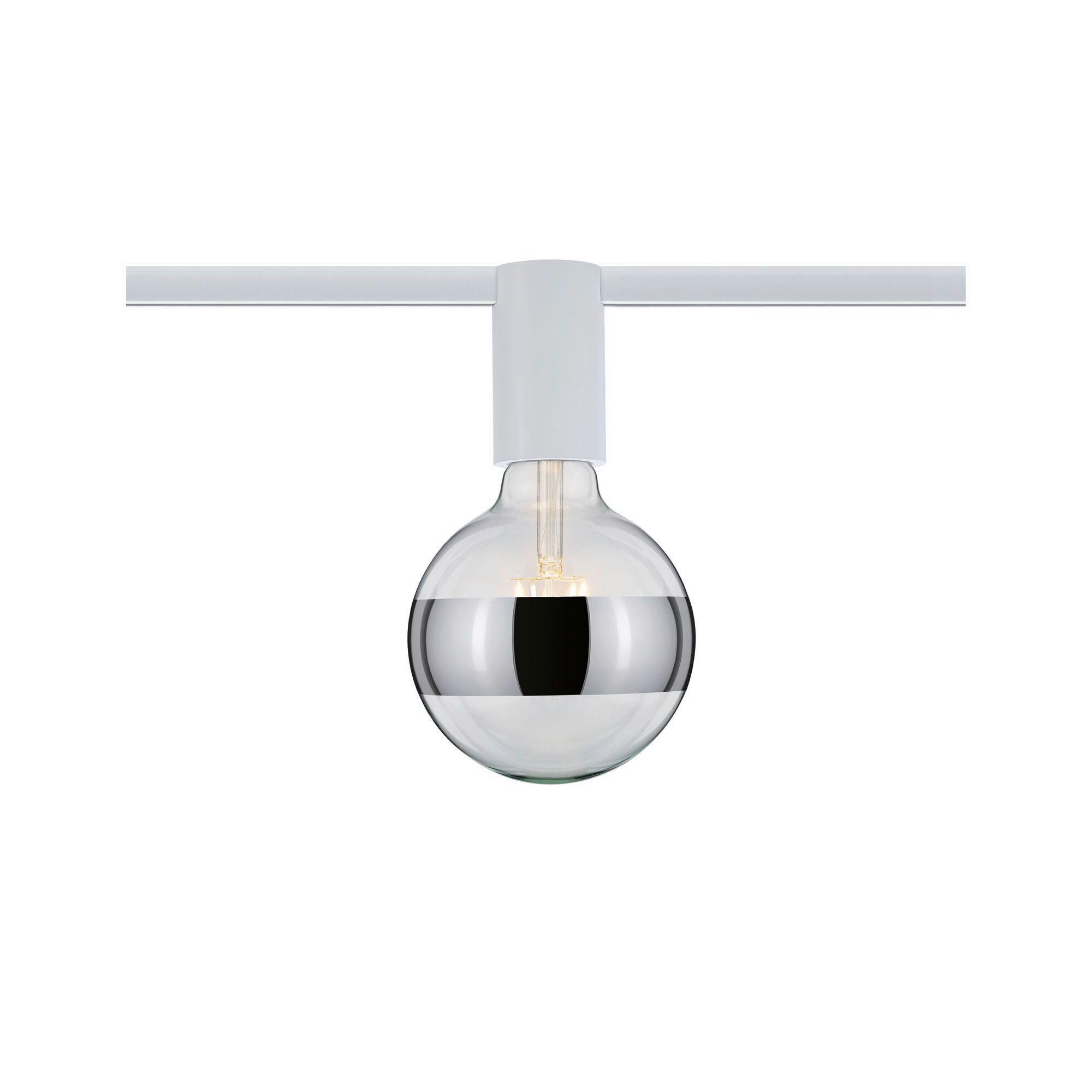 Schienensystem-Hängeleuchte Ceiling Socket max. 20 Watt - Weiß, Basics, Metall (5,5/9,6cm) - Paulmann