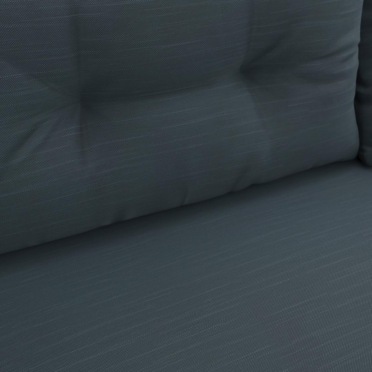 KOMPLET STOŁOWY NA TARAS BILBAO - szary, Modern, tworzywo sztuczne/metal (78kg) - Ambia Garden