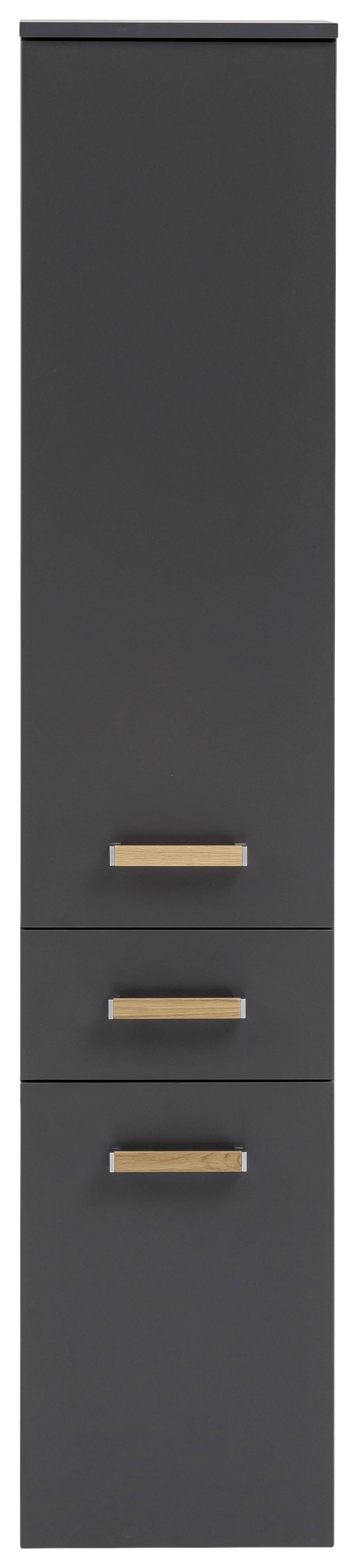 Visoka Omara Duo, Antracit - antracit, Konvencionalno, leseni material (32,7/160,1/35,3cm) - Stylife