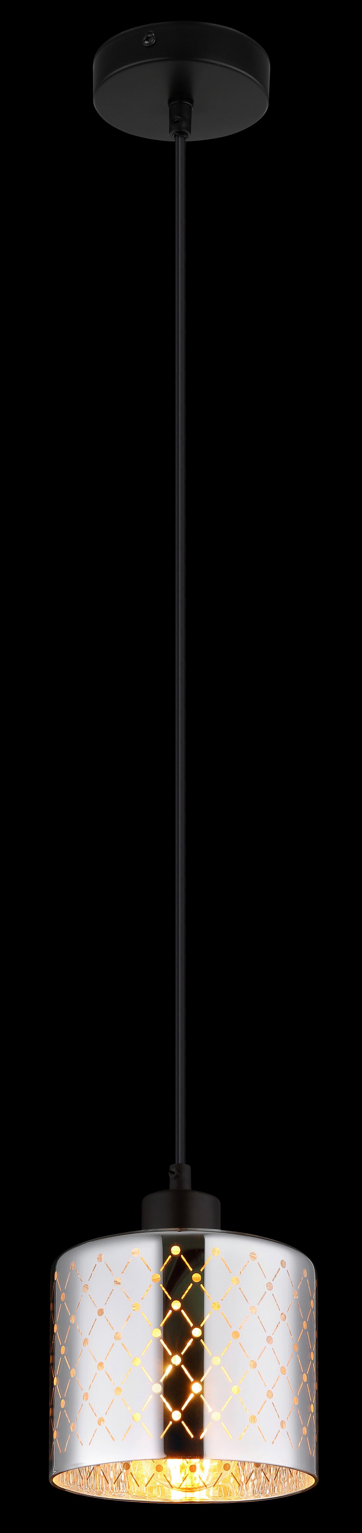 HÄNGELEUCHTE 54316H  ALONSO - clair/couleur chromée, Basics, métal/matière synthétique (15/120cm) - Globo