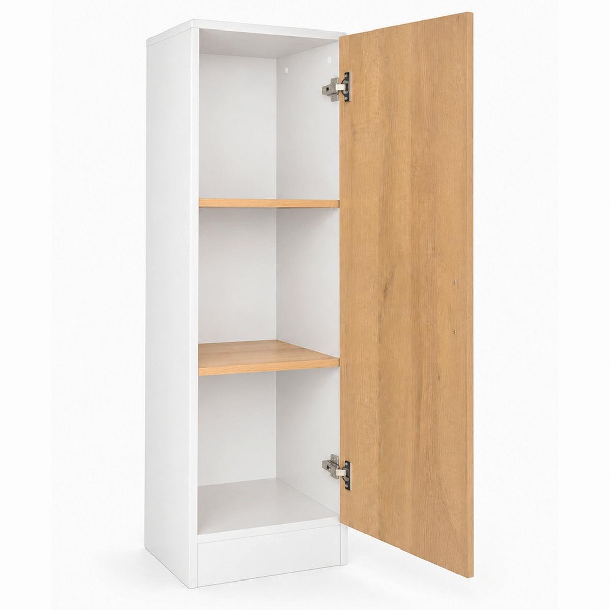 Aktenschrank Dilos S - Honigeiche/Weiss, Modern, Holzwerkstoff (38/114/32cm) - MID.YOU