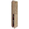 Visoka Omara Lendas, Hrast - barve hrasta/barve medu, Moderno, leseni material (32,6/150/21,7cm) - MID.YOU