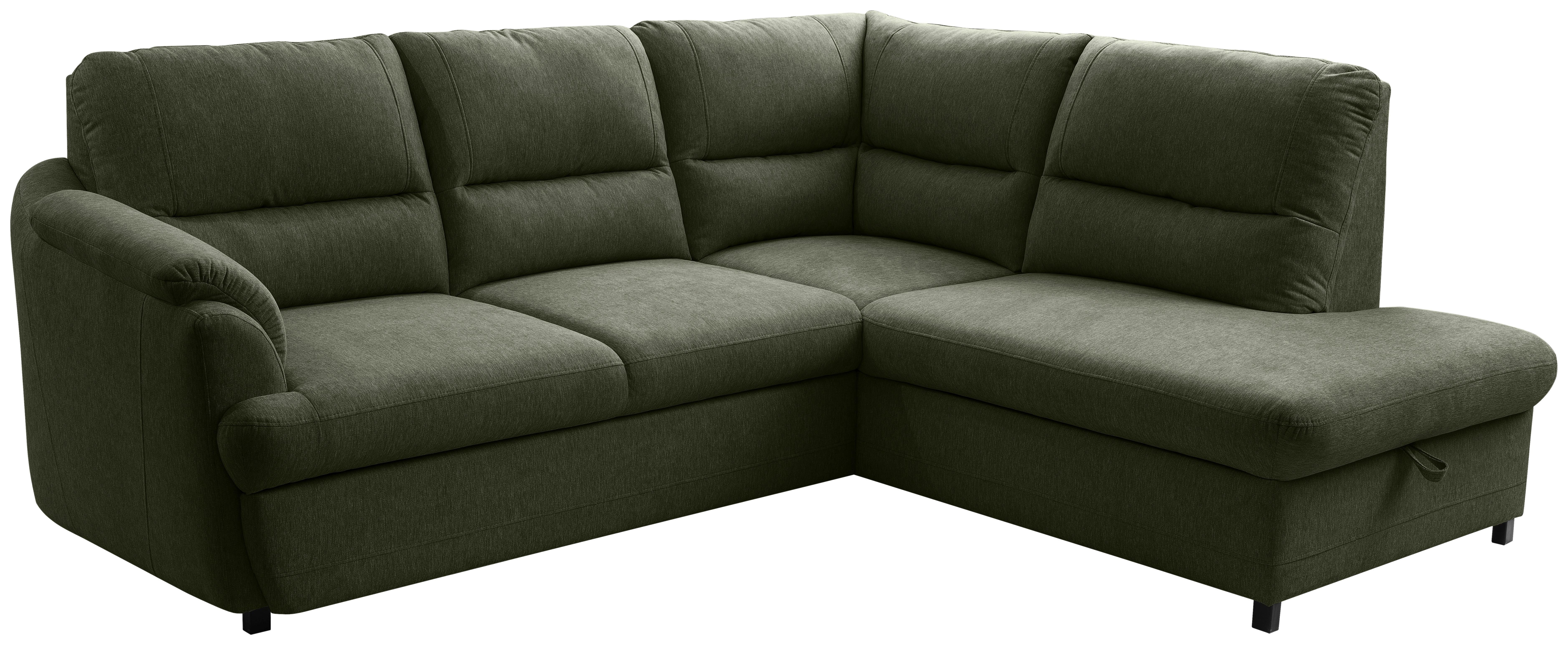 Kutna Garnitura Gusto - zelena/crna, Basics, tekstil/drvo (240/200cm) - Modern Living