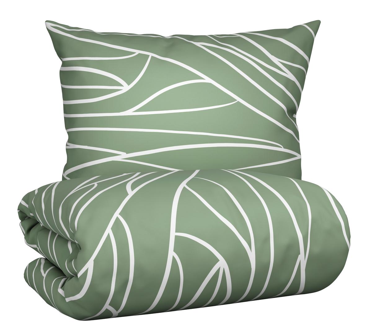 Posteljnina Juliane Xxl, Zelena, 2x60/80, 200/200 - zelena, Konvencionalno, tekstil (200/200cm) - Mömax