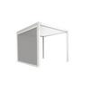 Pavillon-Rollo Mirador Grau BxH: 300x250 cm - Weiß/Grau, MODERN, Textil/Metall (300/250/10cm) - Gardenson