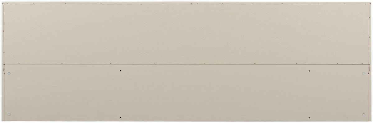 Aufsatzschrank Gravure Beige B: 200 cm - Beige, Design, Holz (200/65/30cm) - Livetastic