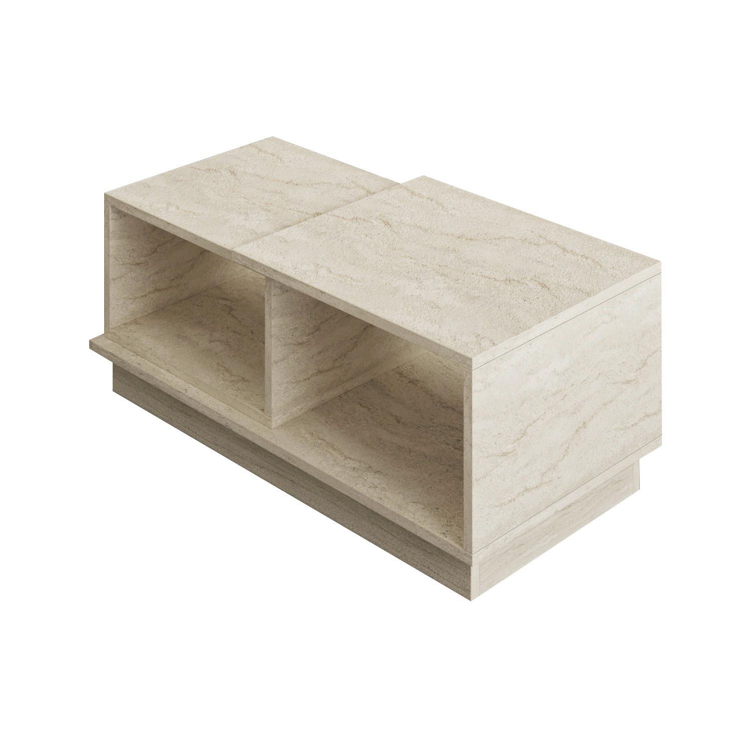 COUCHTISCH CONCEPT COUCHTISCH - Beige, Design, Holzwerkstoff (90/45/36cm) - Livetastic