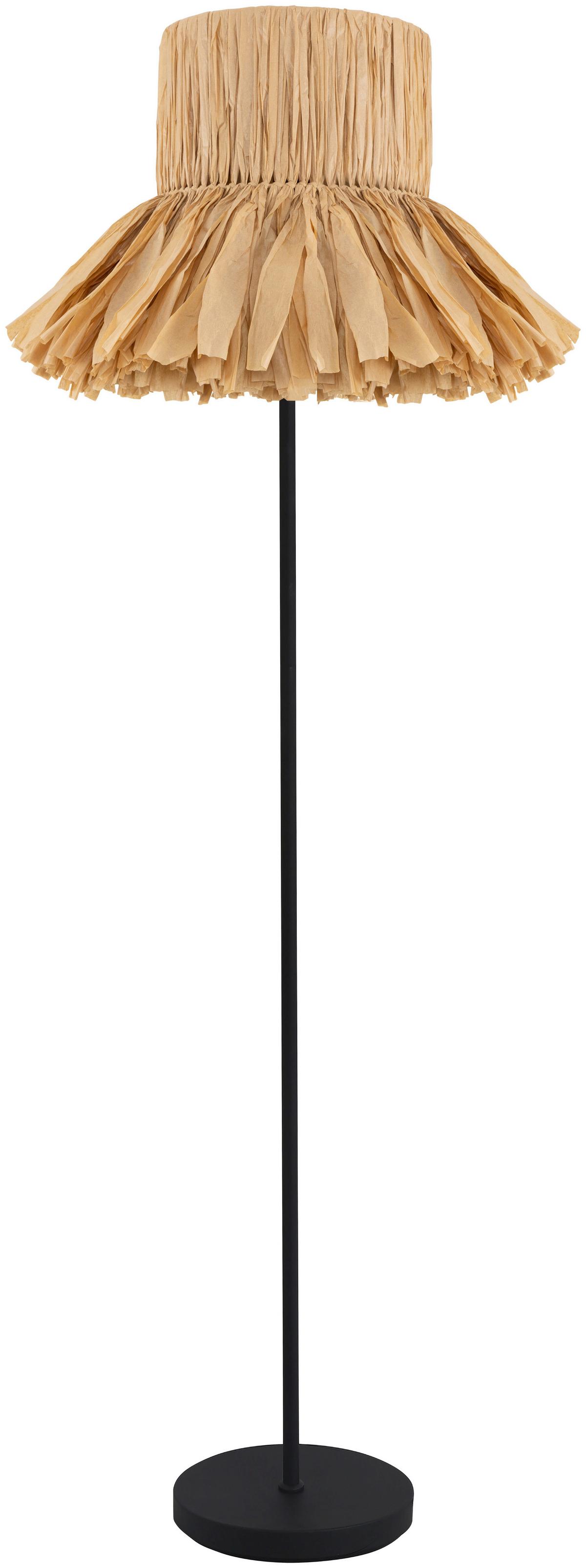 LAMPA STOJĄCA DANAI - kolor naturalny/czarny, Design, metal/papier (50/150cm) - Collet's Monde