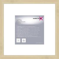 Bilderrahmen Gitta Duplo Eichefarben ca. 25x25cm - Eichefarben, Basics, Holz (25,2/25,2/3,6cm) - Mömax