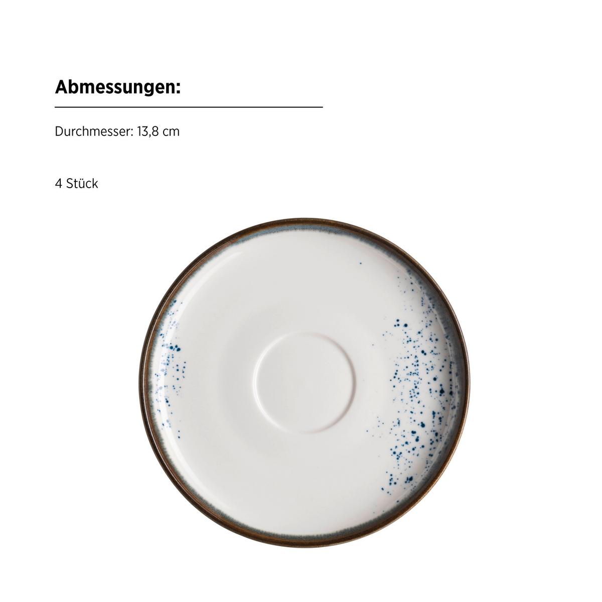 TASSENSET PINTAR - Blau/Weiss, Basics, Keramik - Mäser