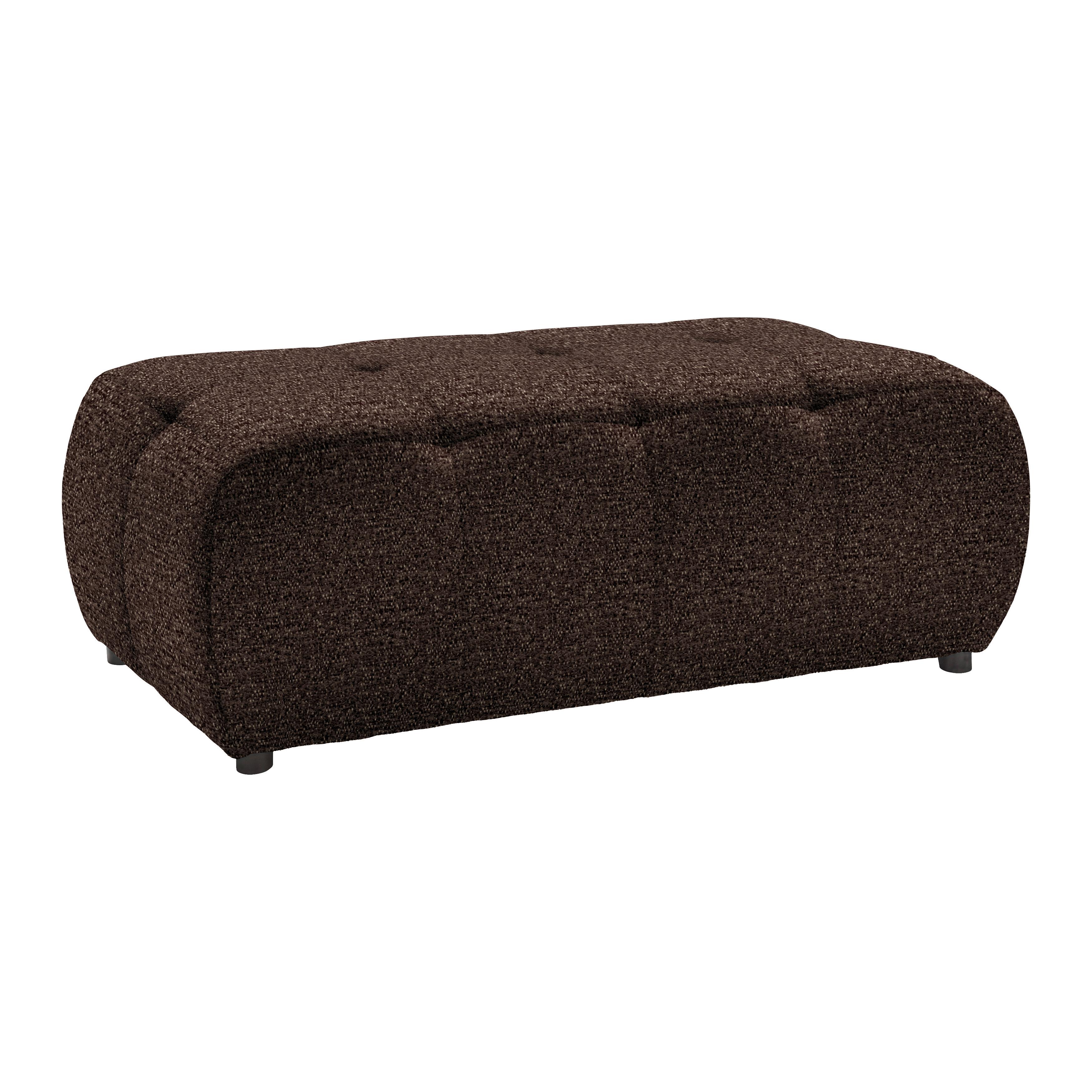 Tabure Sofi - smeđa/crna, Moderno, tekstil (128/48/70cm) - Premium Living