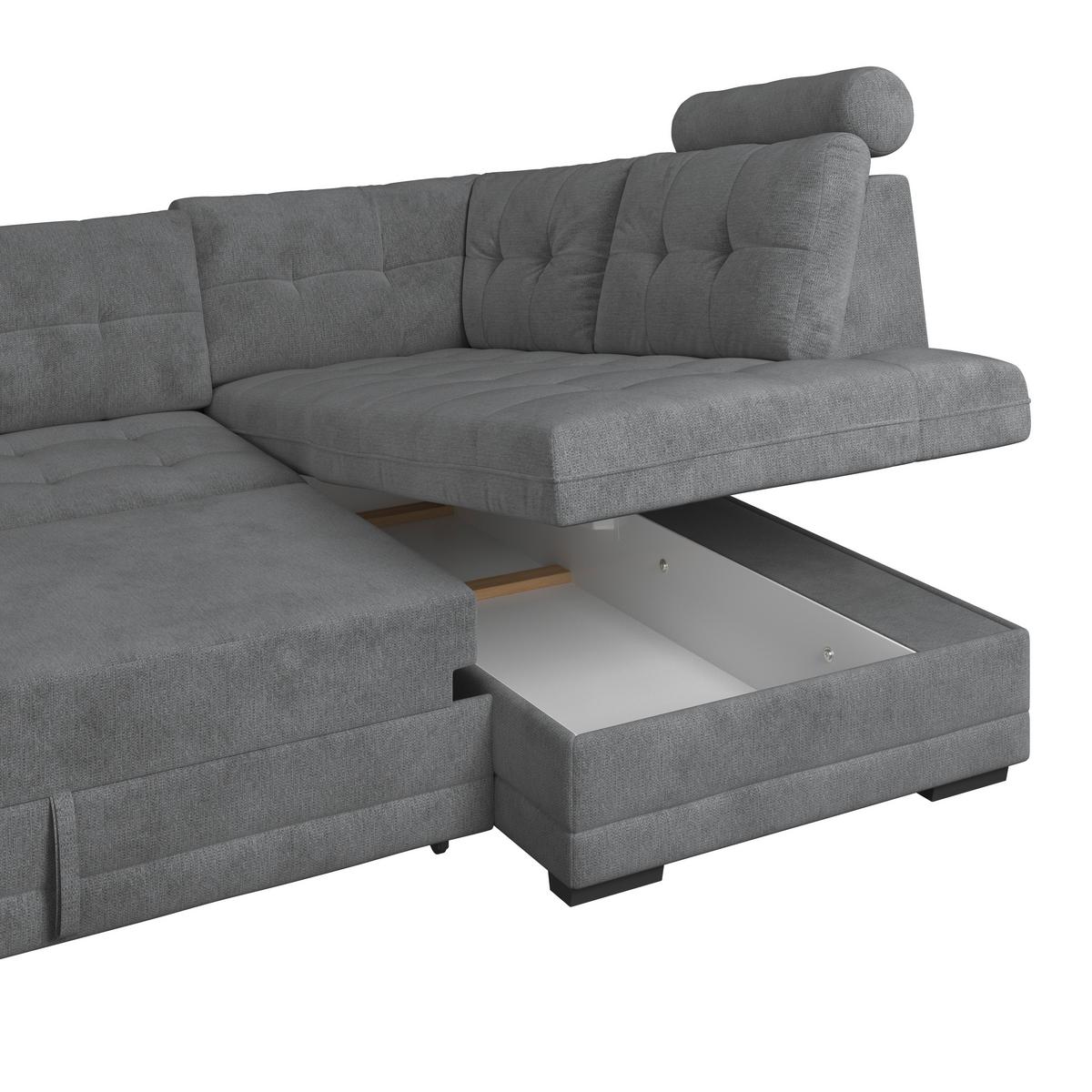 Coltar FALCO NEW - antracit, Konventionell, textil (251/183cm) - Mömax
