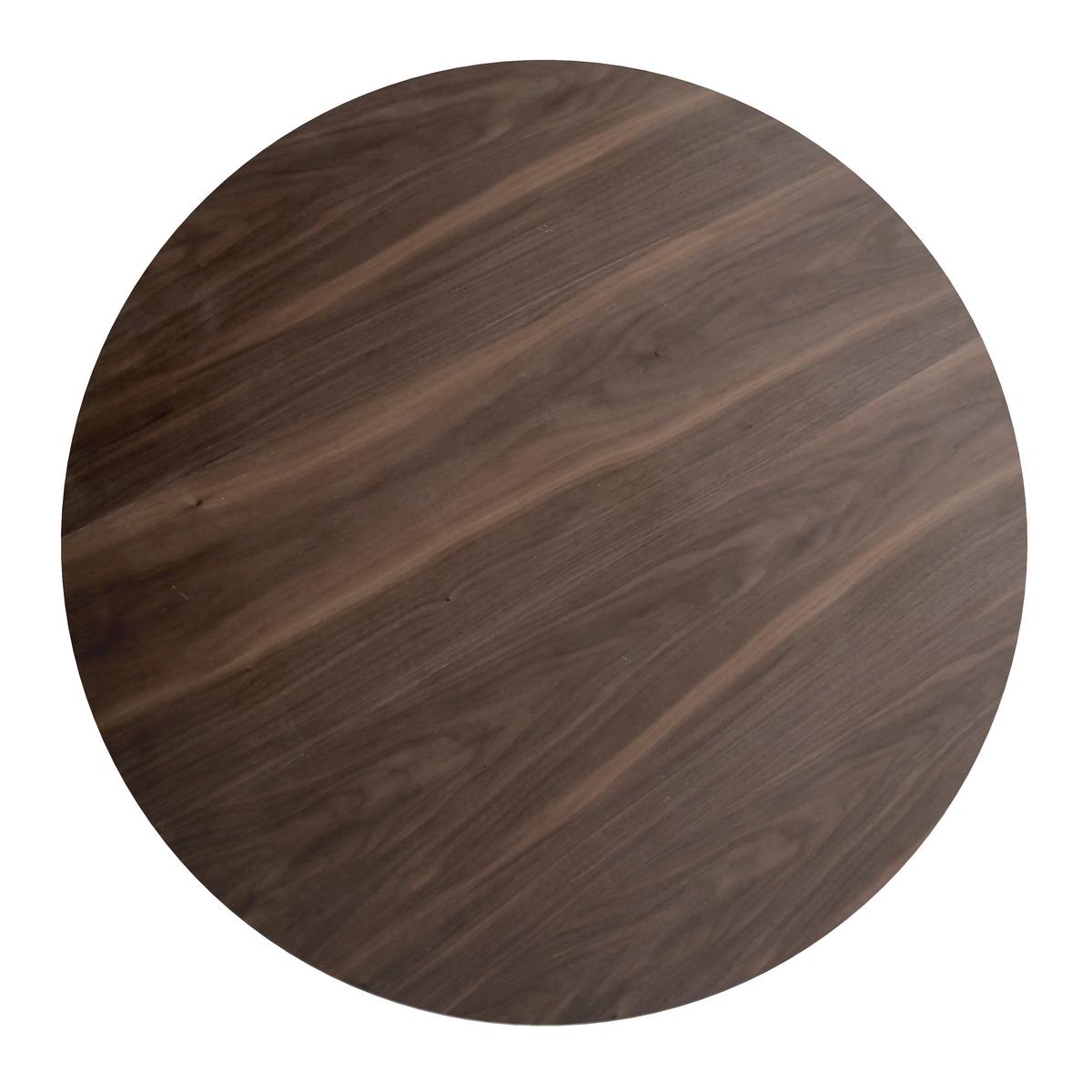 Couchtisch Celina Walnussfarben MDF rund - Walnussfarben, MODERN, Holz/Holzwerkstoff (80/39/80cm) - Bessagi Home