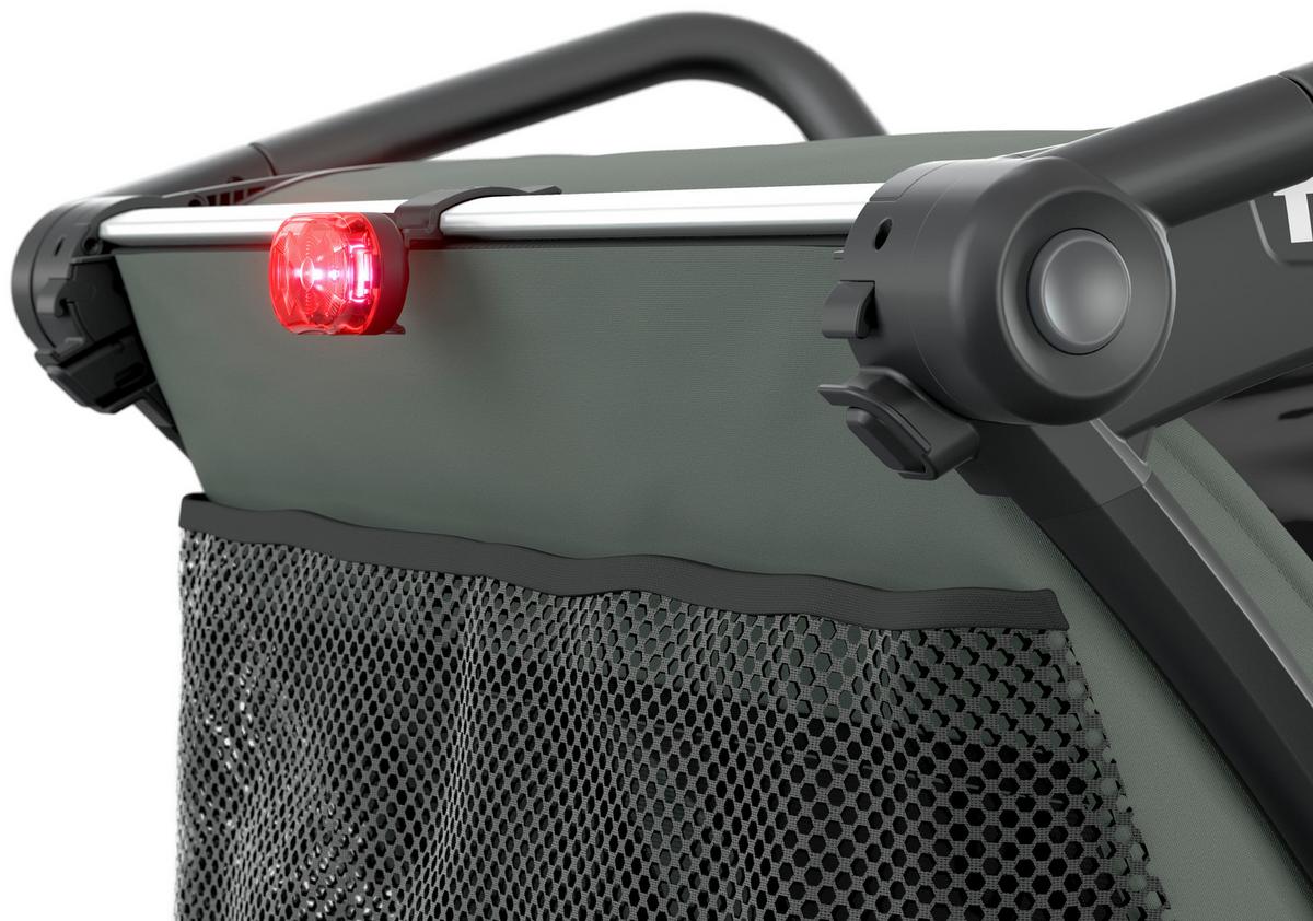 PRZYCZEPA ROWEROWA 10203022 CHARIOT LITE2 - zielony, Basics, metal (80/114,5/94cm) - Thule