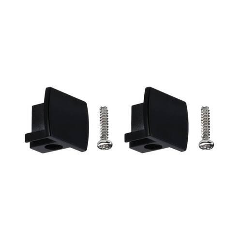 Schienensystem-Endkappe Urail in Schwarz - Schwarz, Design, Kunststoff (1,3/1,8/2,1cm) - Paulmann
