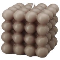 Gyertya Bubble - szürke, Modern, természetes anyagok/paraffin (8/7,5/8cm) - Modern Living