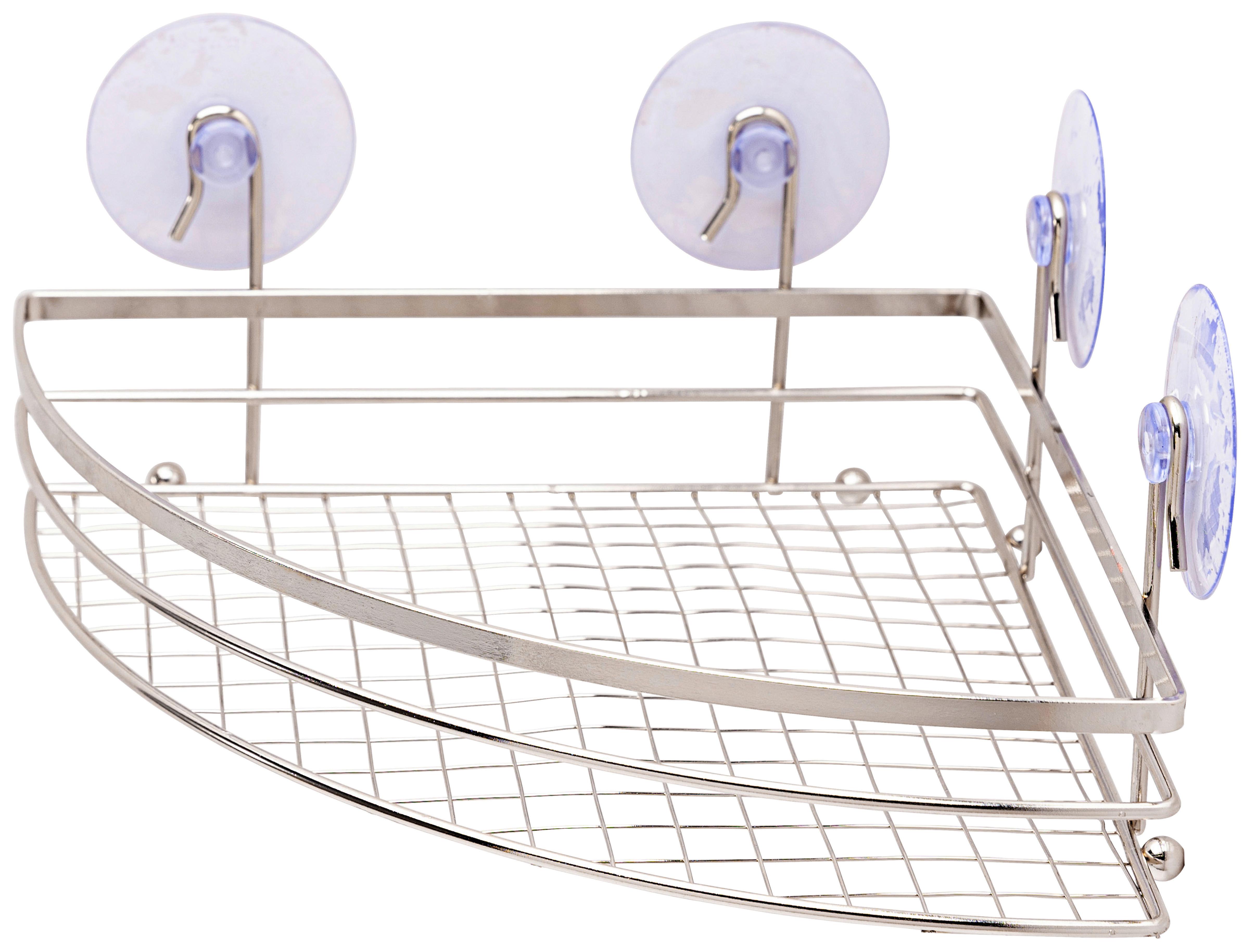 Kopalniški Regal Nizza 4, Barve Kroma - barve kroma, Konvencionalno, kovina (27,5/8,5/20cm) - Mömax