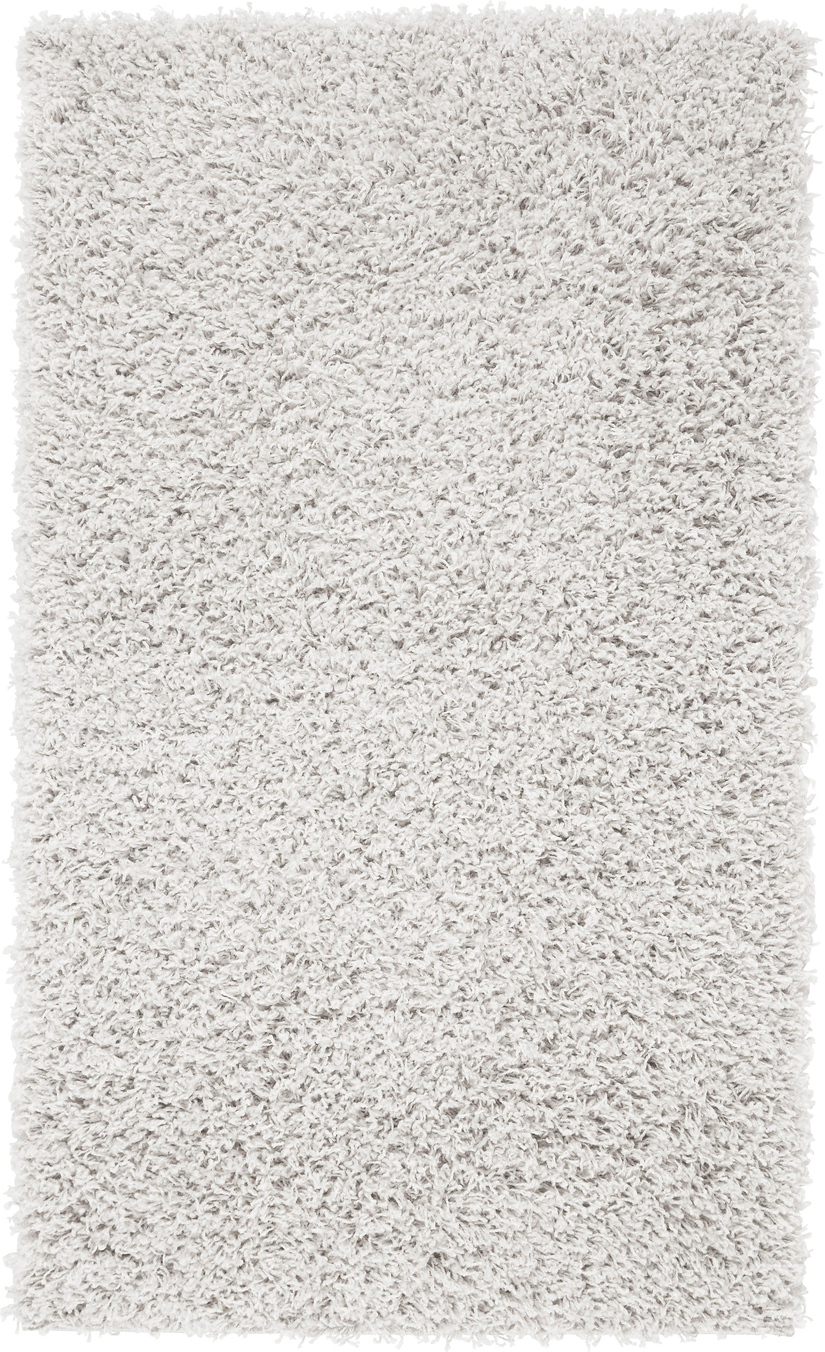 Hochflorteppich Bono in Weiss ca. 120x175cm - Weiss, Textil (120/175cm) - Modern Living