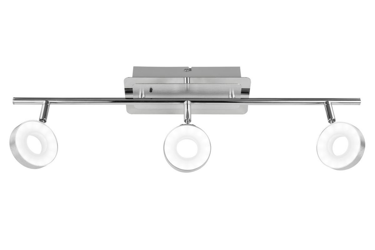 LAMPA REFLEKTOROWA LED INELE - kolor aluminiowy/kolor chromowy, Trend, metal (60,5/9/18,5cm) - Novel