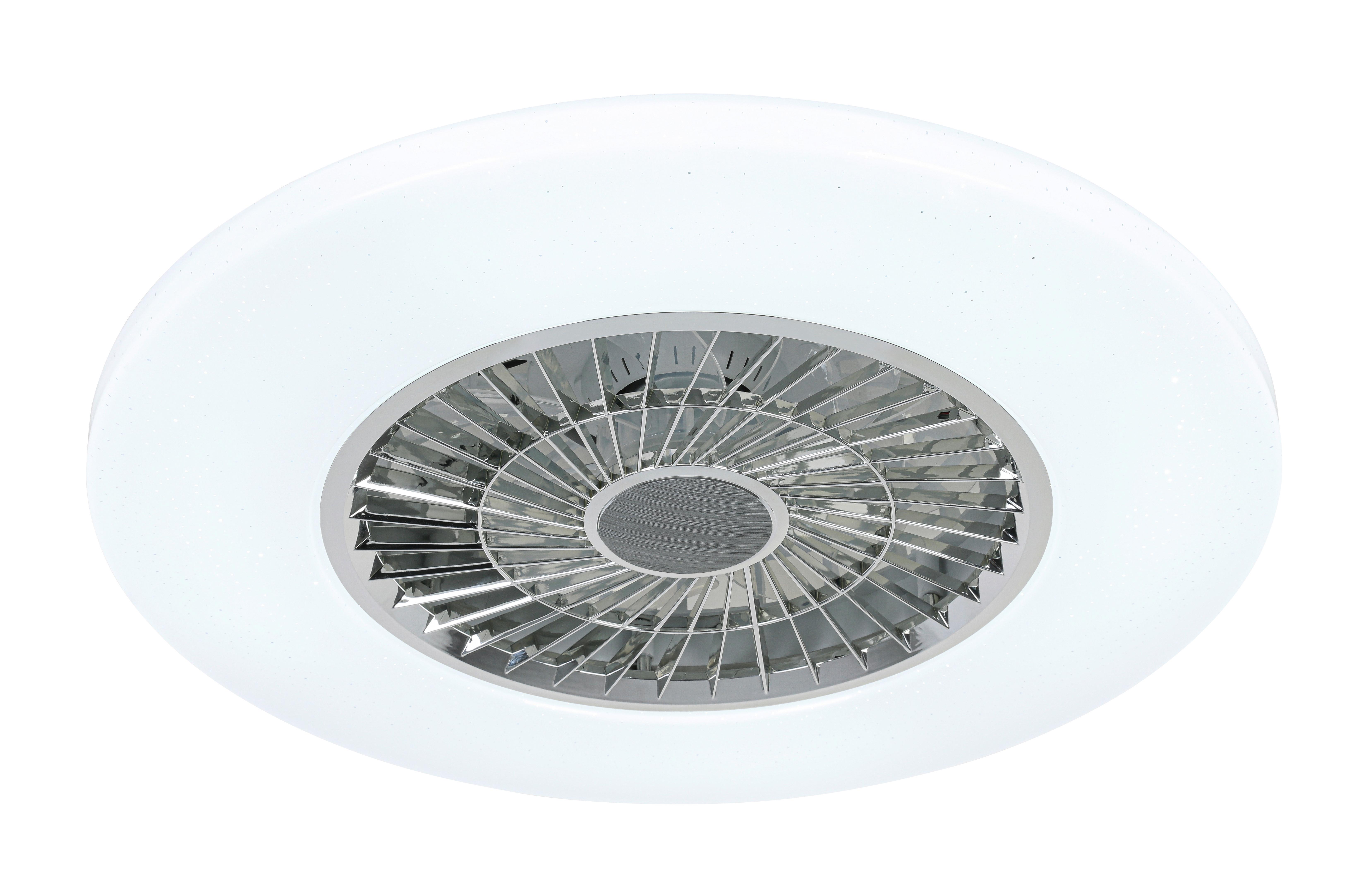 LED-TAKLAMPA LUFTIKU - vit/kromfärg, Klassisk, metall/plast (58/14,5cm) - Premium Living
