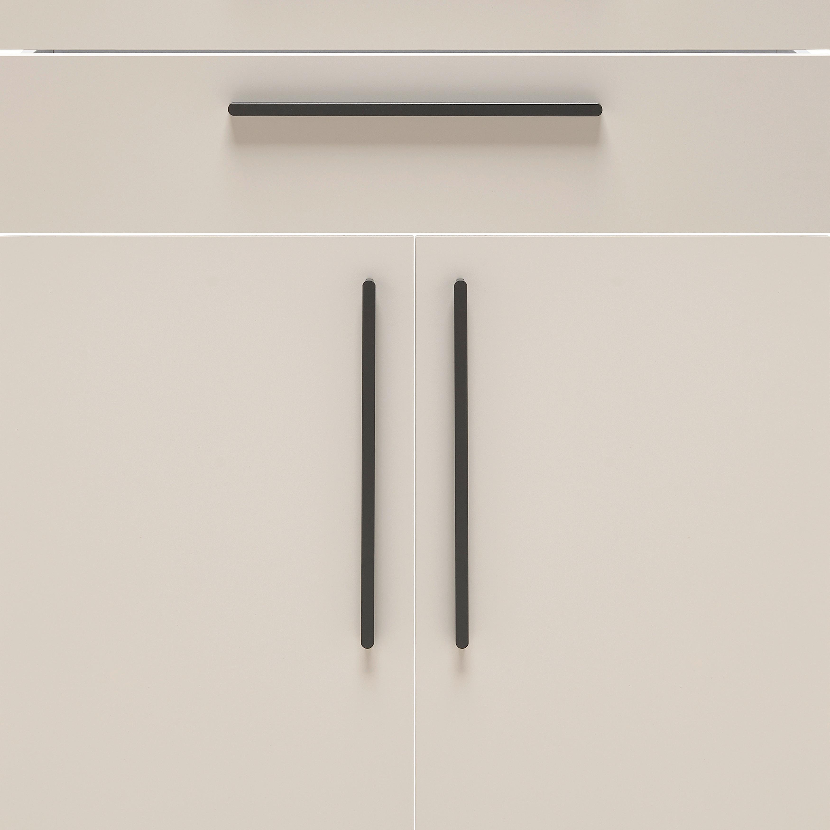 Frontenset Massiccio Champagnerfarben - Champagner, MODERN, Holzwerkstoff (74/101cm) - Mömax