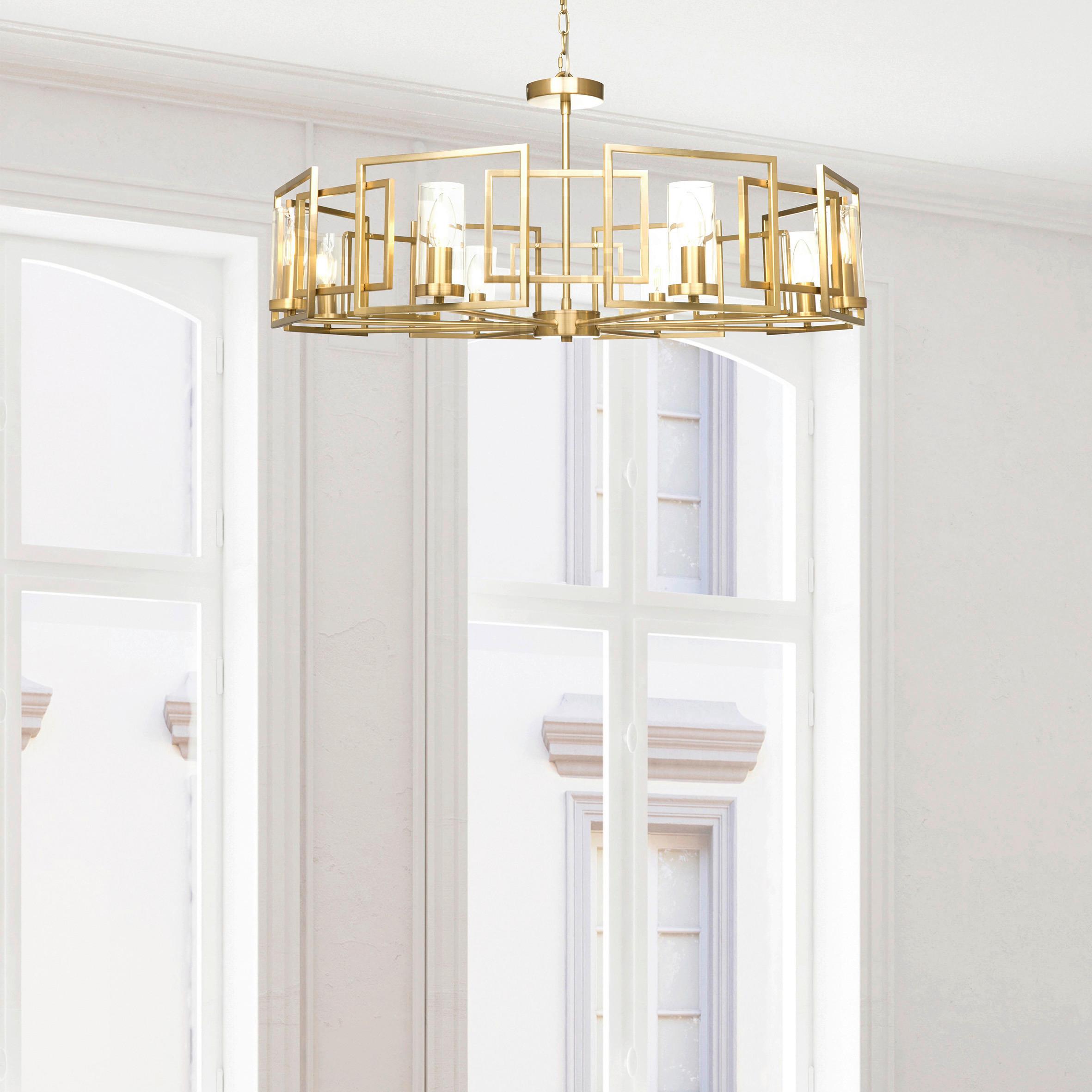 Pendelleuchte Bowi Gold max. 40 Watt - Goldfarben, Trend, Glas/Metall (65,6/35,5/65,6cm) - MAYTONI
