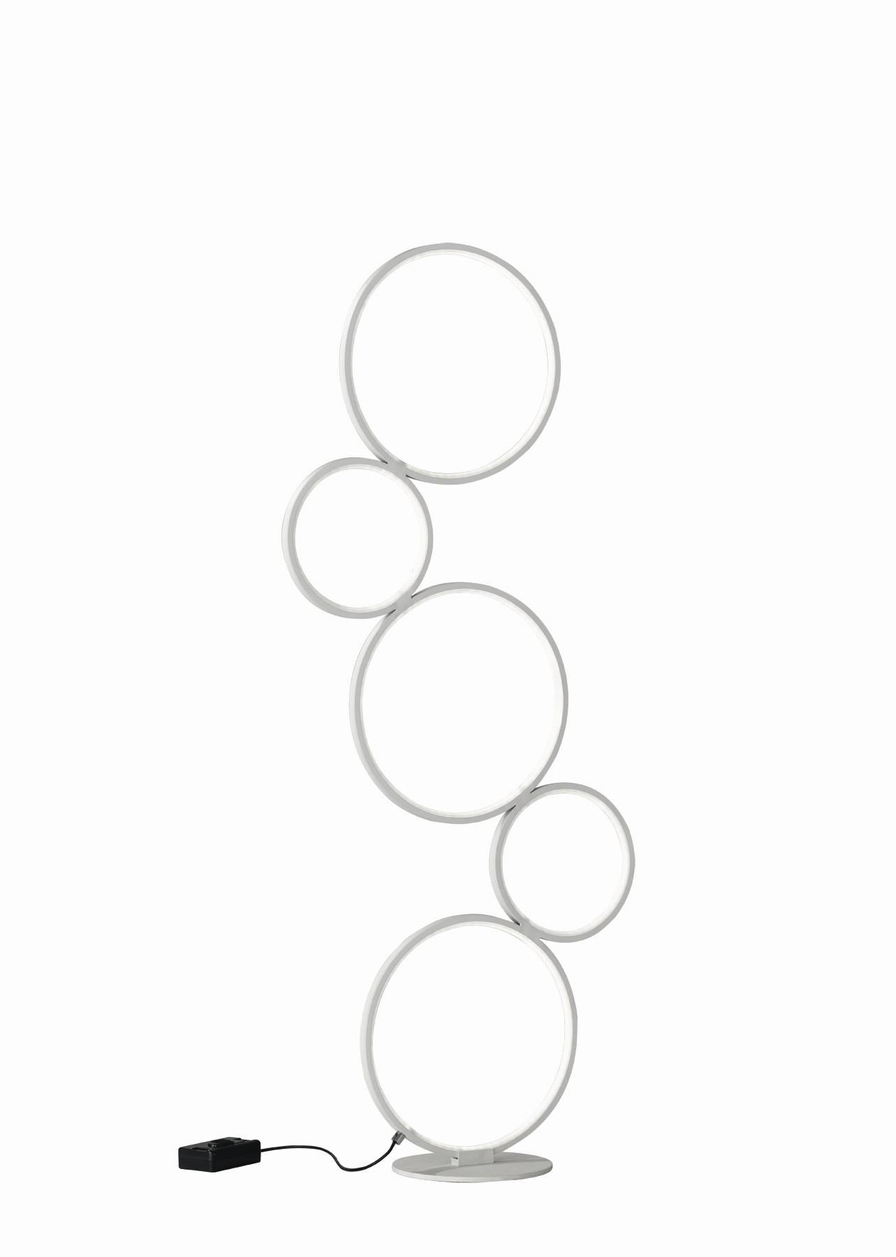 LED-Stehleuchte Rondo in Weiß max. 36 Watt - Weiß, Design, Metall (47/20/115cm) - Trio Leuchten