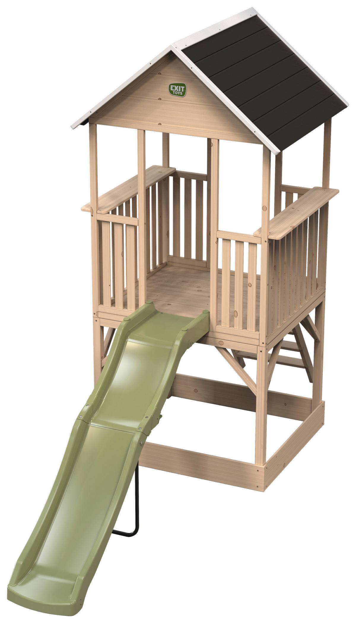 Igralna Hišica Exit Panorama 500, Naravne Barve, Zelena - zelena/naravne barve, Konvencionalno, umetna masa/les (303/118/230,5cm) - EXIT Toys