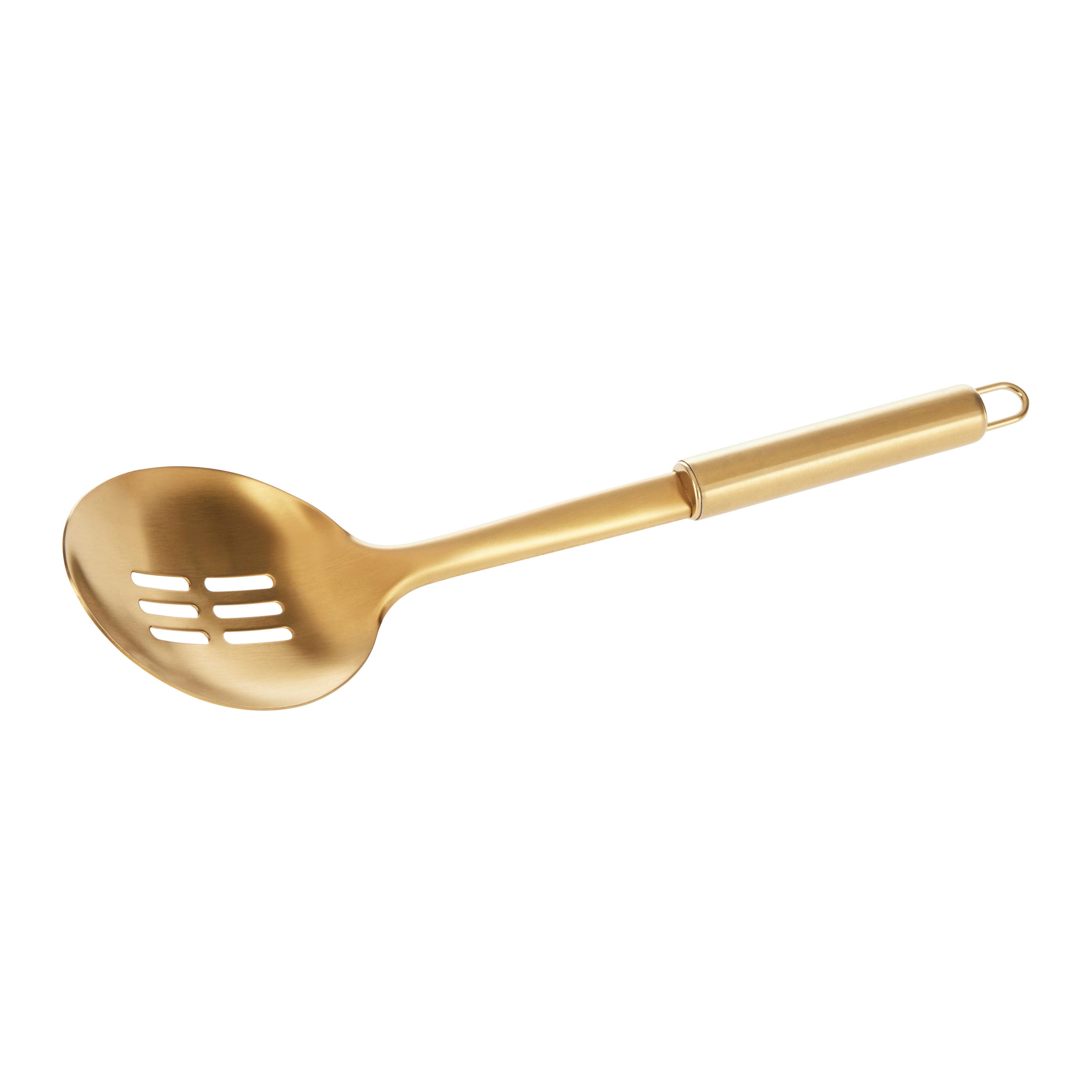 Kochlöffel Golden Autmun in Goldfarben - Goldfarben, Modern, Metall (32cm) - Modern Living