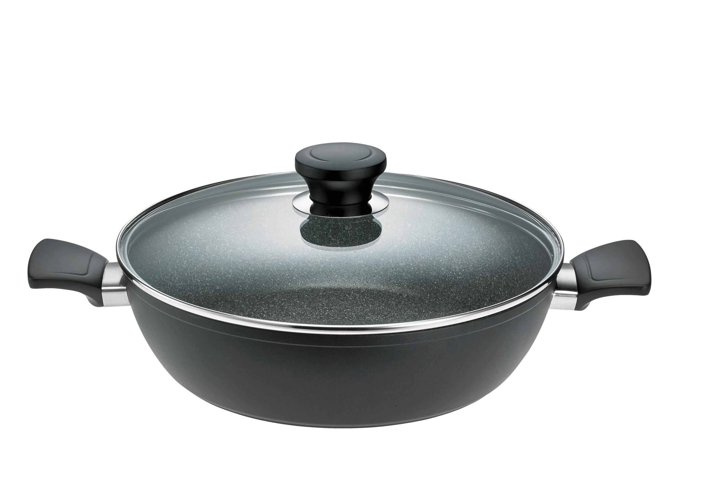 PATELNIA DO SERWOWANIA 1706-999-24 I - szary, Basics, metal/szkło (24cm) - Schulte Ufer