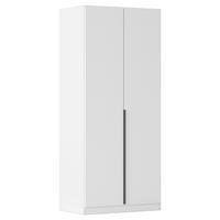 Ormar S Klasičnim Vratima Alabama - bijela/siva, Moderno, drvni materijal/metal (91/229/54cm) - Modern Living