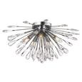 Stropna Svetilka Fabi - krom/prozorna, Romantika, kovina/umetna masa (58/30cm) - Premium Living Stropna Svetilka Fabi - krom/prozorna, Romantika, kovina/umetna masa (58/30cm) - Premium Living