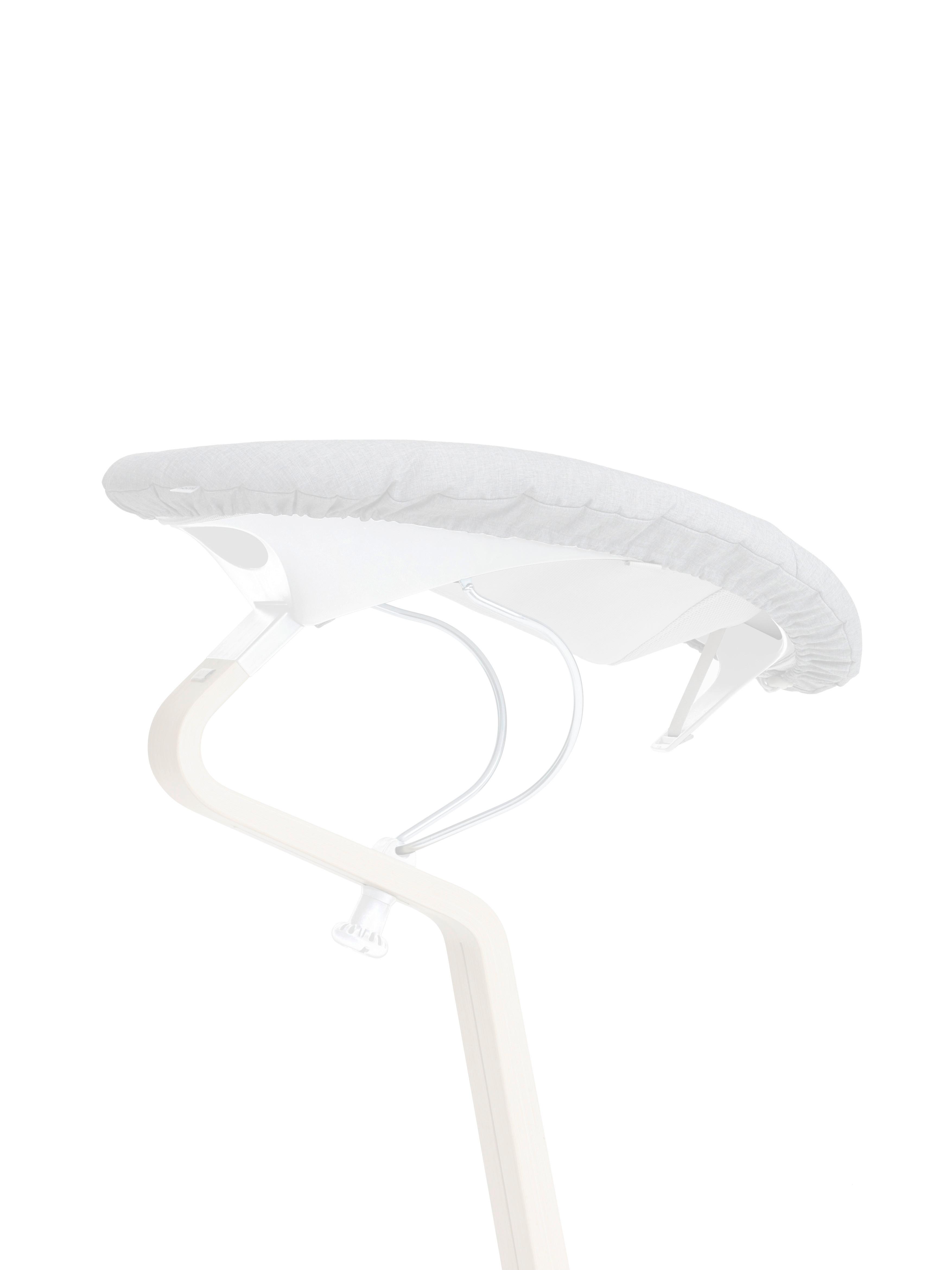 KRZESEŁKO Z LEŻACZKIEM EM-500011 NOMI - biały, Basics, tworzywo sztuczne (71/20/38,5cm)