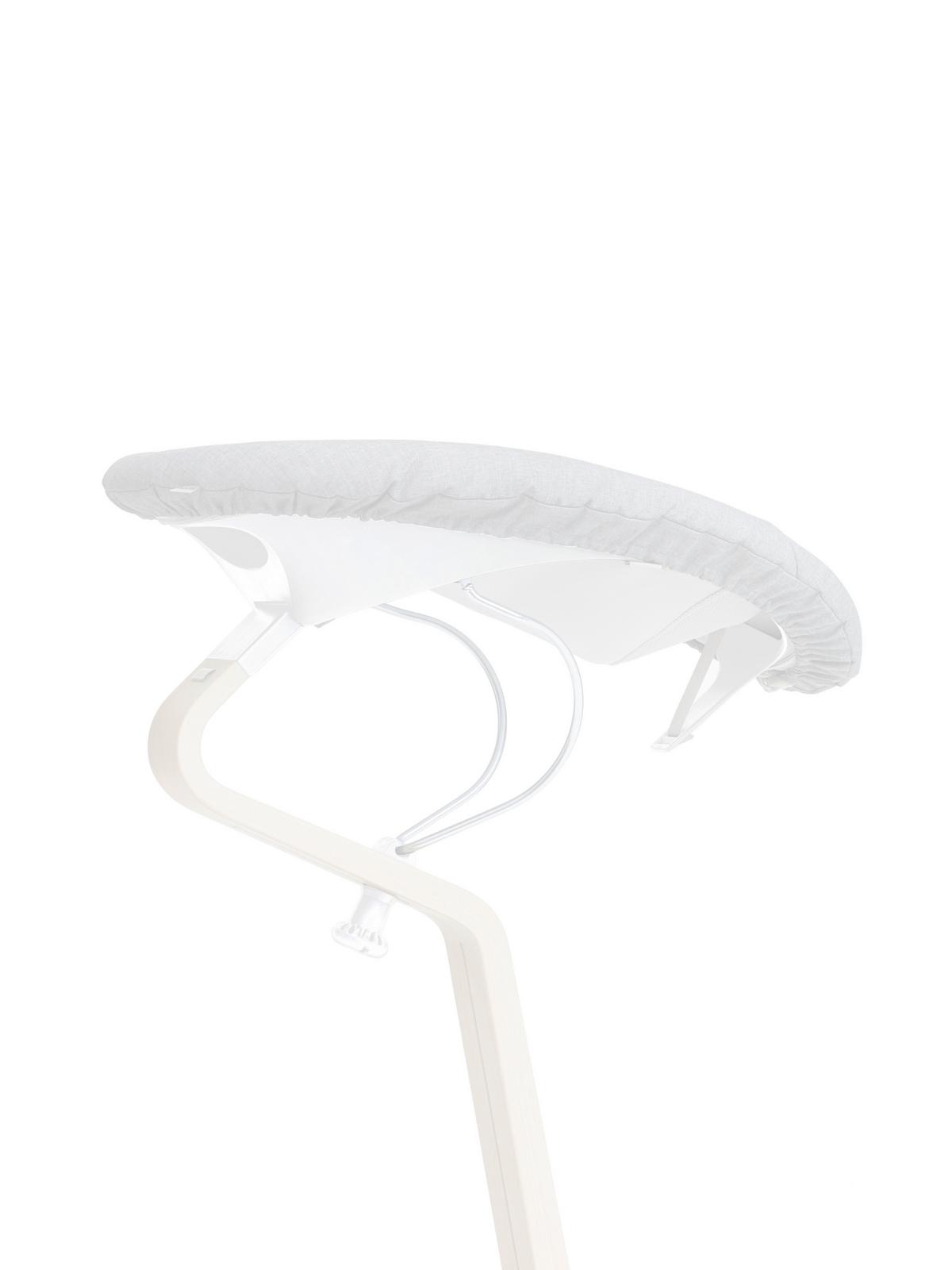 KRZESEŁKO Z LEŻACZKIEM EM-500011 NOMI - biały, Basics, tworzywo sztuczne (71/20/38,5cm)