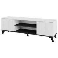 Tv Elem 160cm Széles Garda - ezüstszínű, Modern, faalapú anyag/fém (160/50/40cm)