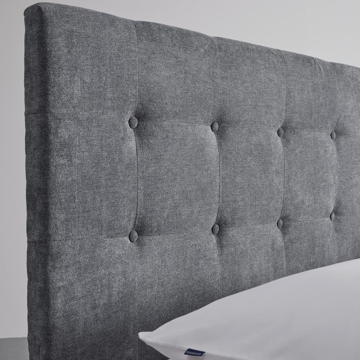 Polsterbett Ronja ca. 180x200 cm Grau - Naturfarben/Grau, MODERN, Holz/Textil (180/200cm) - Bessagi Home