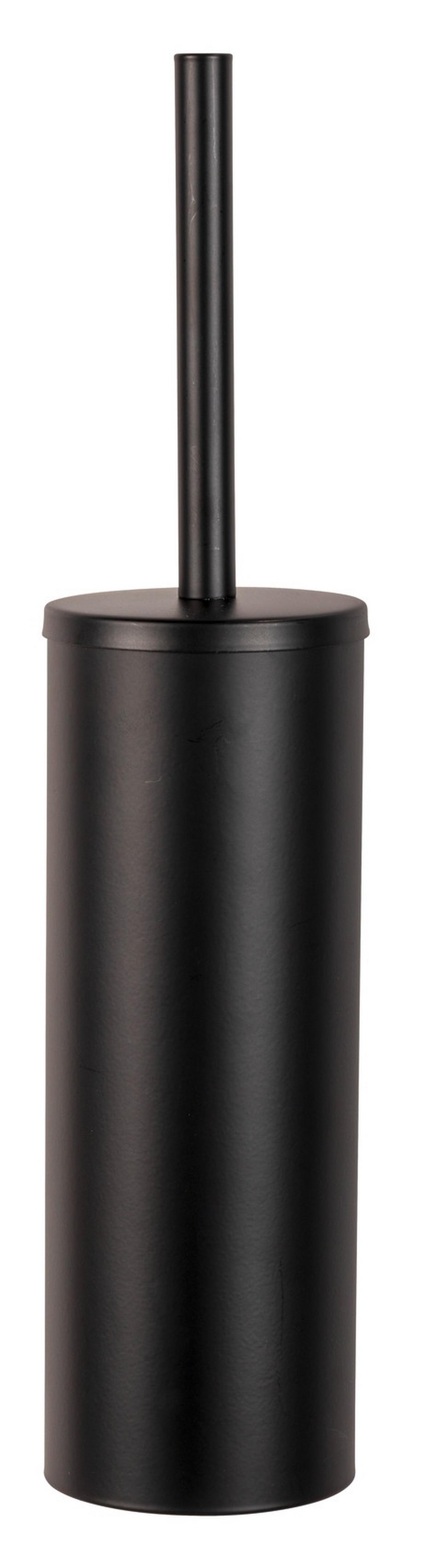 WC-Bürstengarnitur in Schwarz - Schwarz, MODERN, Kunststoff/Metall (9/39,5/13cm) - Mömax