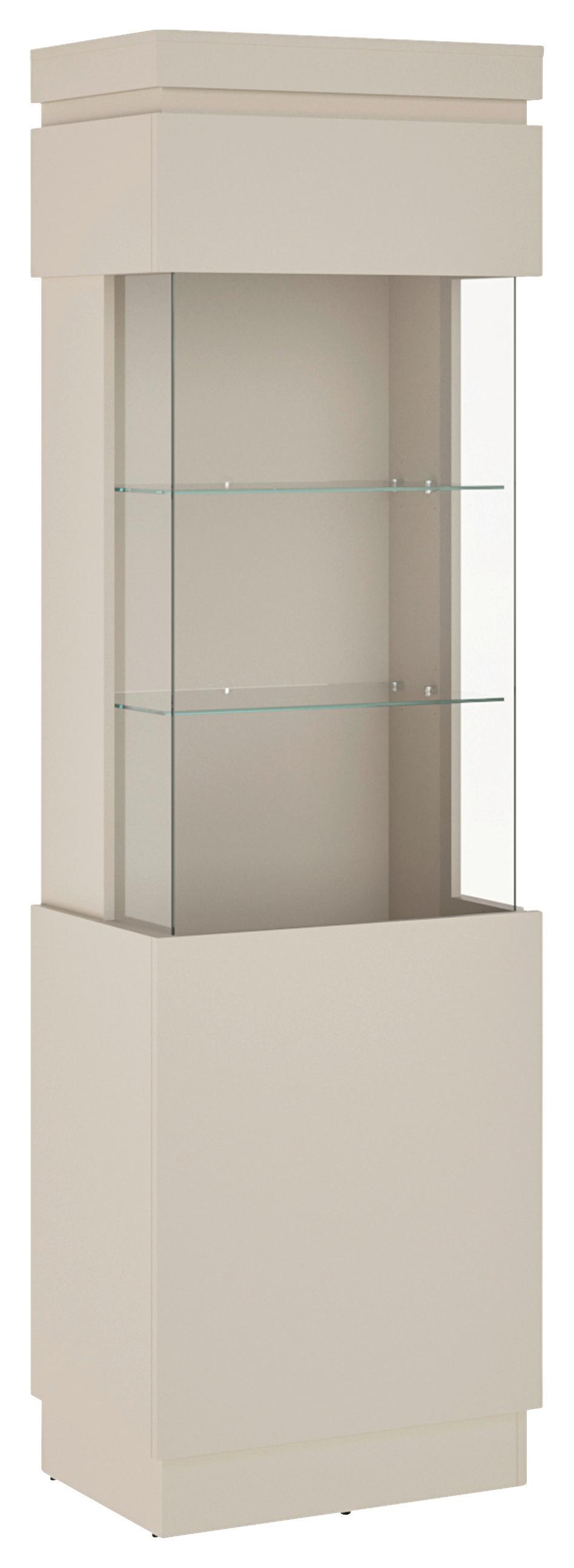 Vitrină Camira - cașmir, Basics, sticlă/material pe bază de lemn (60/200,5/40cm) - Modern Living