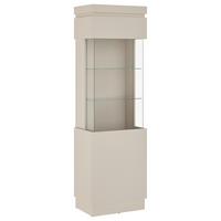 Vitrină Camira - cașmir, Basics, sticlă/material pe bază de lemn (60/200,5/40cm) - Modern Living