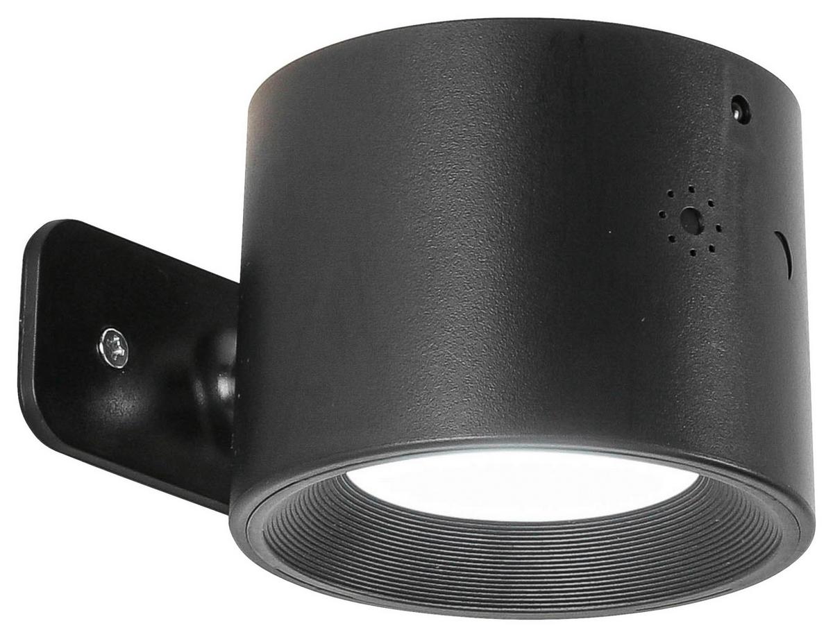 LED-Wandleuchte Rig1 Schwarz max. 5 Watt - Schwarz, Modern, Kunststoff/Metall (9,3/7,5/5,2cm) - Mömax