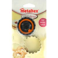 Linzerkiszúró Dolceforno - fém (10/5/3,8cm) - Metaltex